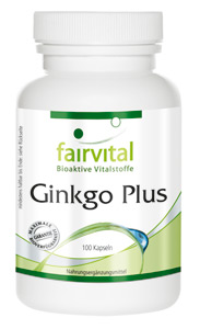 Ginkgo Plus - Kräftige Formel für alle, die Gedächtnis und Konzentrationsvermögen auf Trab halten wollen.