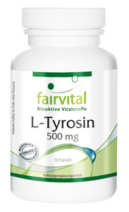 L-Tyrosin 500mg - für einen guten Gemütszustand