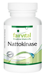 Nattokinase 60 Kapseln - Nattokinase ist nicht geeignet für Personen, die gerinnungshemmende Arzneistoffe der Cumarin-Gruppe (z.B. Marcumar, Warfarin) einnehmen.