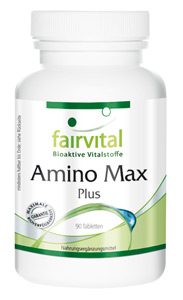 Amino Max Plus - Aminosäuren sind mitverantwortlich für Leistung, Ausdauer, Wohlergehen, Jugendlichkeit und Abwehrkraft.