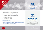 Haarmineral-Analyse - Haarmineral-Analyse: Bestimmung von 21 Mineralstoffen und Spurenelementen sowie 17 Schwermetallen.