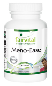 Meno-Ease gibt Extraunterstützung für die Zeit der Menopause. Beruhigende Mischung aus Kräutern, von denen jedes seit Jahrhunderten bewährt ist.
